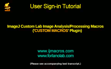 Screenshot from 'User Sign-in Tutorial'
